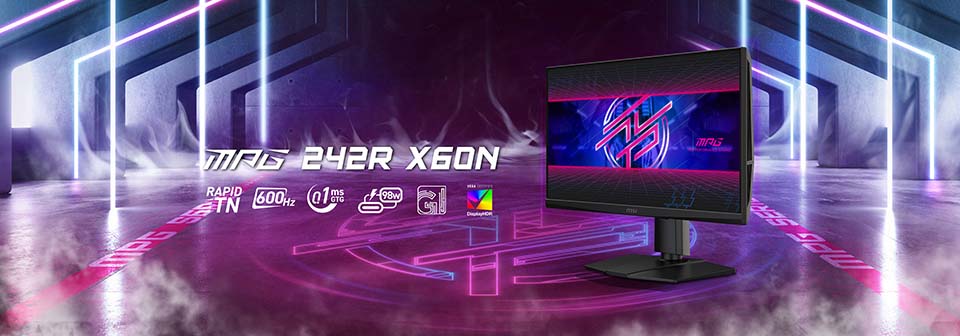 MSI anuncia el monitor MPG 242R X60N