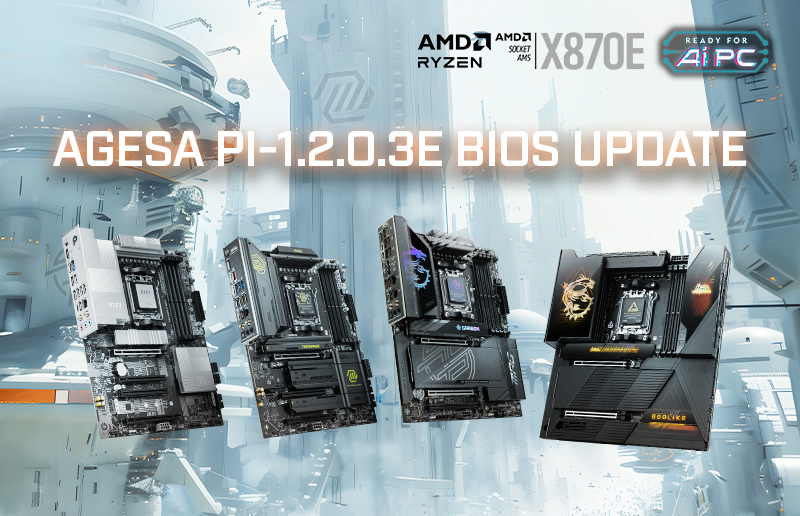 MSI lanza la BIOS AMD AGESA ComboPI-1.2.0.3e