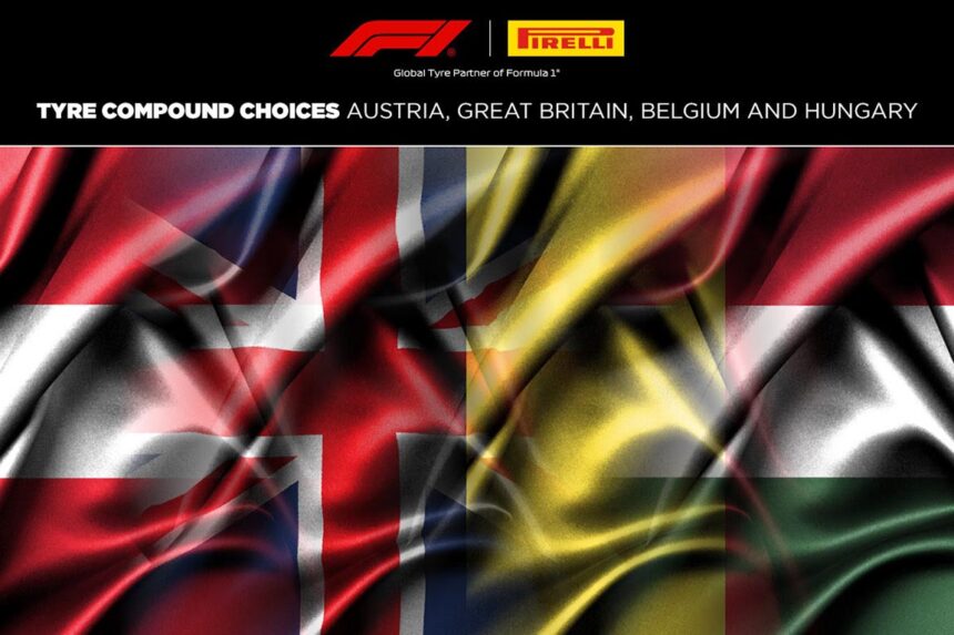 Pirelli anuncia los neumáticos para Austria y Gran Bretaña