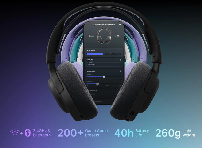 SteelSeries anuncia los Arctis Nova 3 Wireless Series