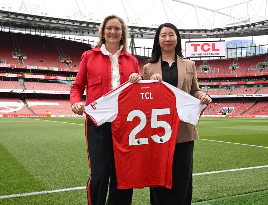 TCL y Arsenal anuncian acuerdo global multianual