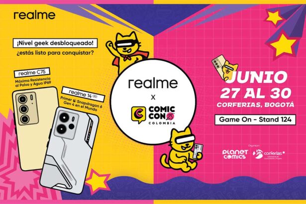 realme 14 5G estará presente en Comic Con 2025