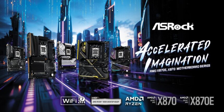 ASRock anunció nuevas boards AMD X870/X870E