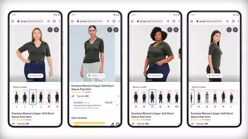 Google y una IA que promete cambiar la forma de probar y comprar ropa