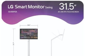 LG anuncia el monitor LG Smart Monitor Swing en Estados Unidos