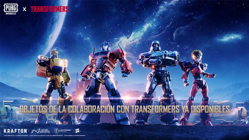 PUBG MOBILE anuncia el regreso de TRANSFORMERS