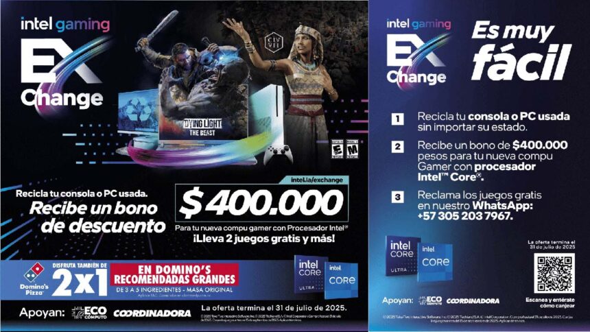 Quedan 9 días para hacer parte del Intel Gaming ExChange