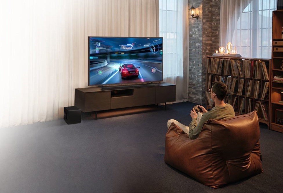 Q‑Symphony integra el sonido del TV y la barra de sonido