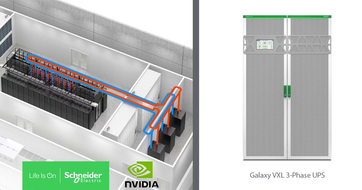 Schneider Electric presentó las UPS Galaxy VXL
