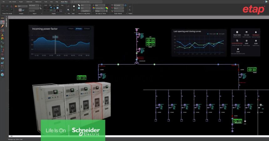Schneider Electric y ETAP presentan un innovador gemelo digital