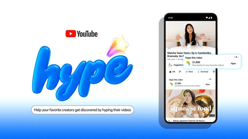 YouTube ha anunciado el lanzamiento de Hype en México