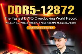 bl4ckdot logra record de overclock con memorias G.SKILL Trident Z5