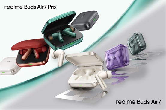 realme Buds Air 7 y realme Buds Air 7 Pro disponibles en Colombia