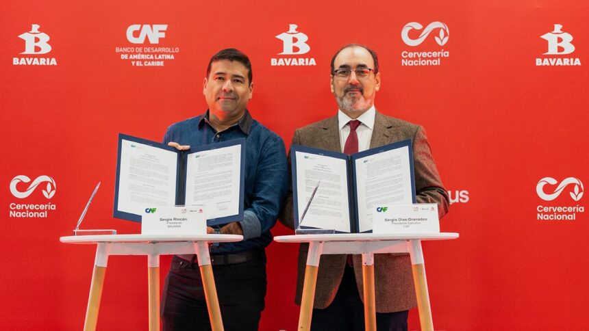 Bavaria firma alianza con la CAF por la inclusión financiera