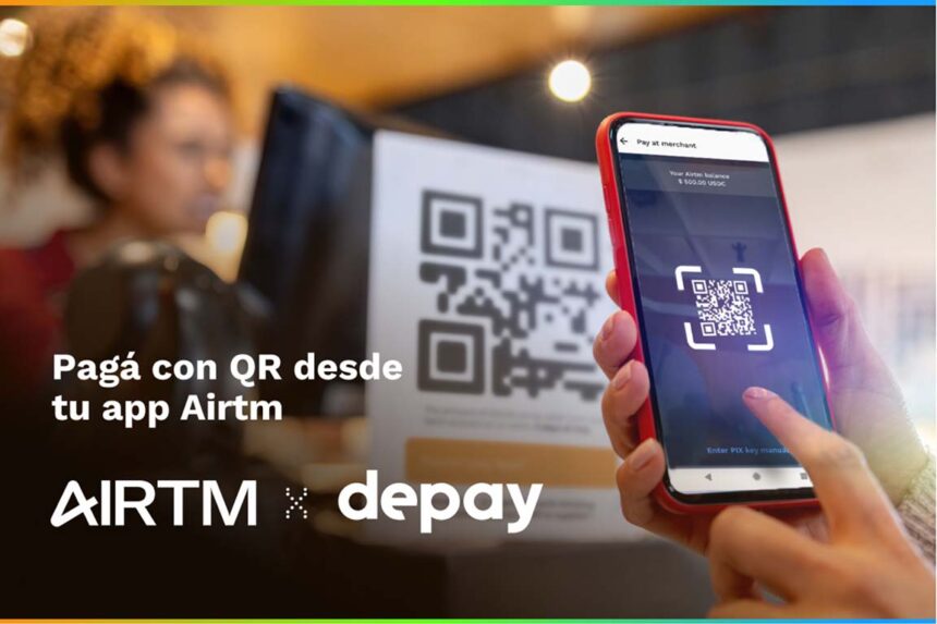 Depay anunció una alianza con Airtm