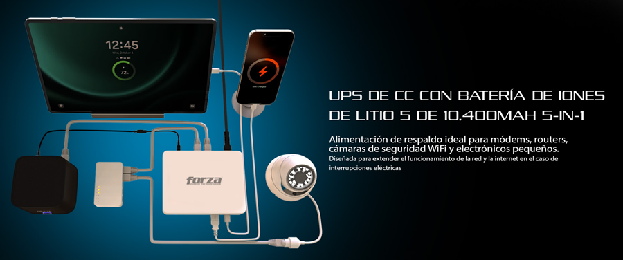 Forza Power Technologies trae a Colombia la UPS PoE