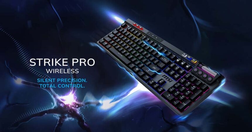MSI anuncia el teclado STRIKE PRO WIRELESS