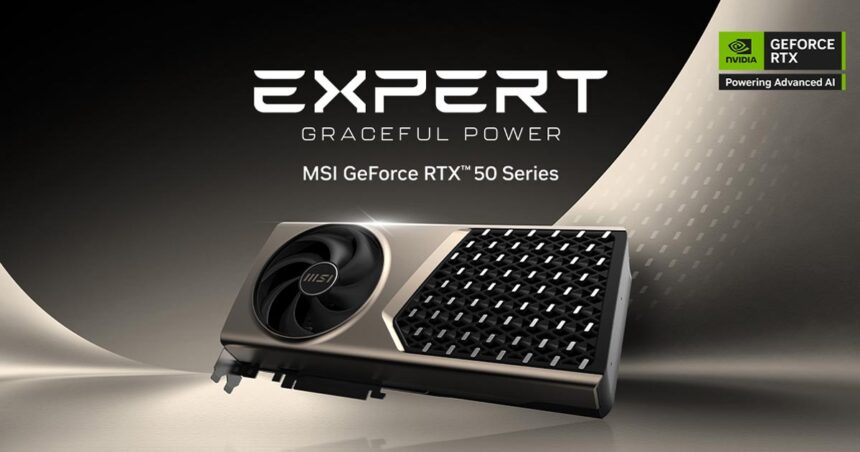 MSI anuncia la RTX 5080 16G EXPERT y RTX 5070 Ti 16G EXPERT