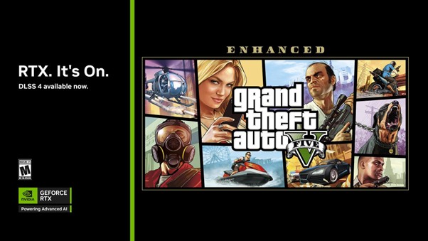 NVIDIA DLSS 4 llega a Grand Theft Auto V Enhanced