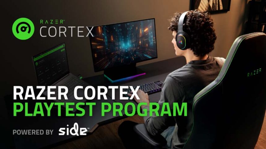 Razer Cortex Playtest Powered by Side es anunciado de manera oficial