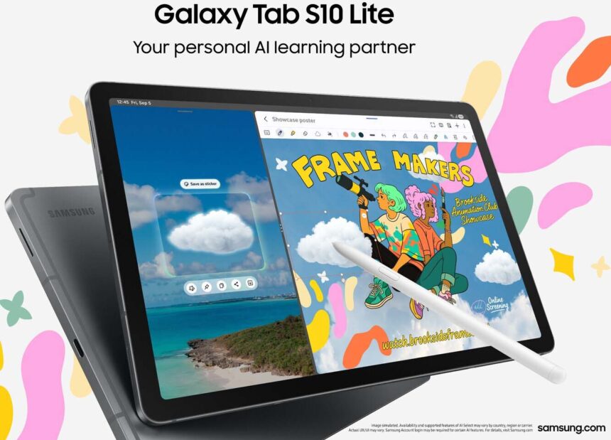 Samsung Electronics anunció la Galaxy Tab S10 Lite