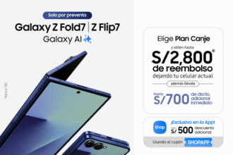 Samsung Perú ya tiene a la venta los Galaxy Z Fold7 y Galaxy Z Flip7