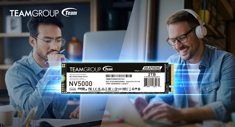 TEAMGROUP anuncia el SSD NV5000 M.2 PCIe 4.0
