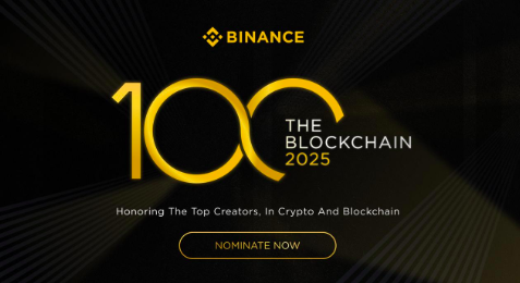 Binance anunció lo premios The Blockchain 100