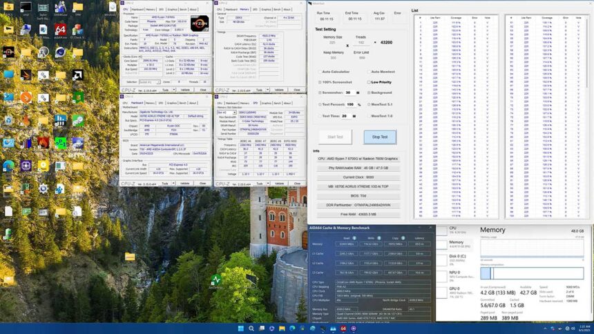 GIGABYTE X870E AORUS X3D pueden usar memorias DDR5-9000 de V-COLOR