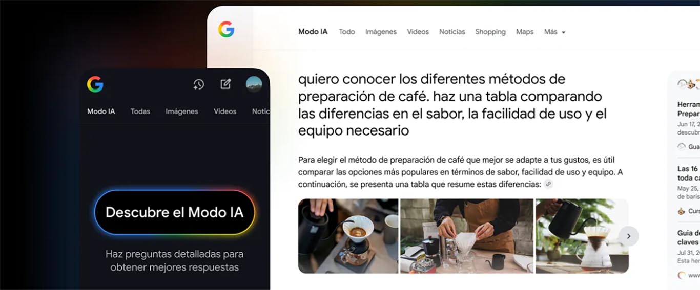 Google anuncia la llegada del Modo IA en español a su buscador