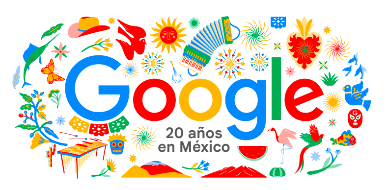 Google celebra 20 años de presencia en México