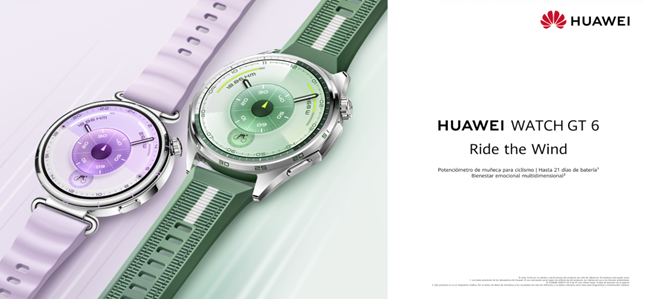 Huawei anunció el HUAWEI WATCH GT 6 Series en París