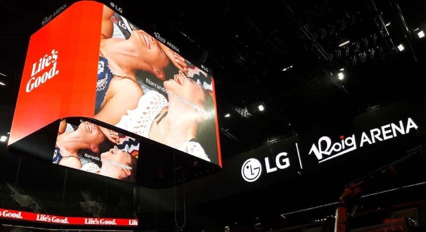 LG Electronics está presente en el Roig Arena de Valencia
