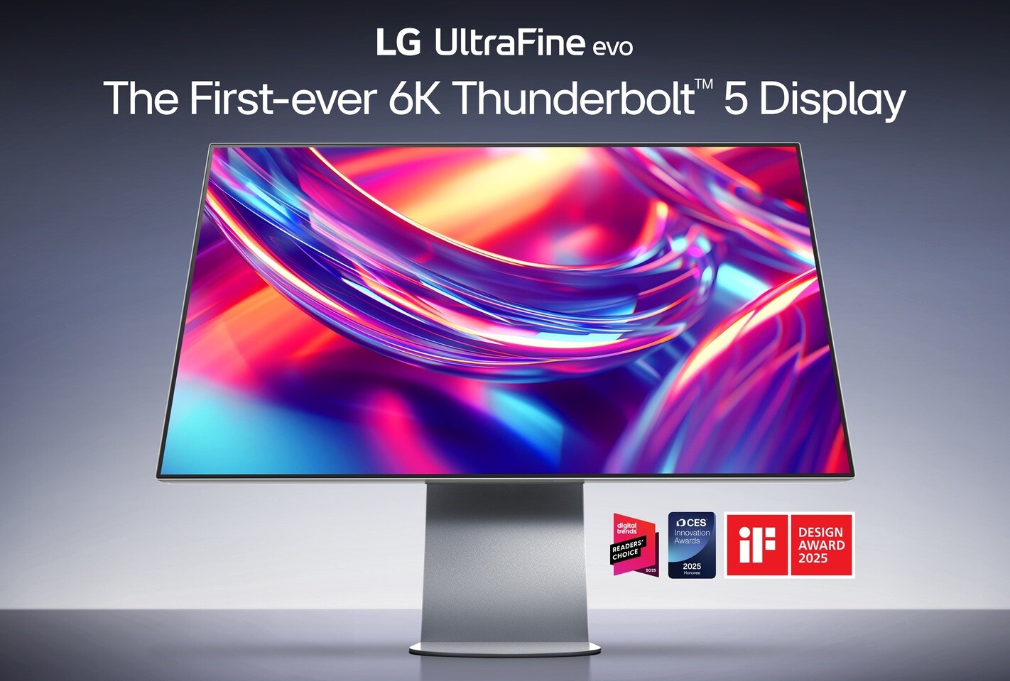 LG Electronics presentó el monitor UltraFine evo 6K con Thunderbolt 5