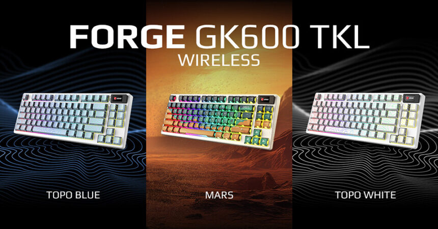 MSI anuncia el FORGE GK600 TKL WIRELESS Special Edition