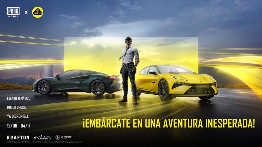 PUBG MOBILE anuncia colaboración con Lotus