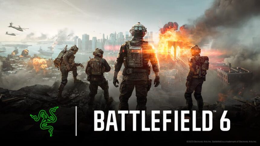 Razer anuncia alianza con Electronic Arts para la llegada de Battlefield 6