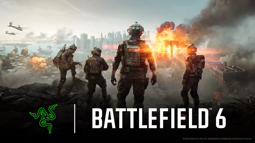 Razer anuncia alianza con Electronic Arts para la llegada de Battlefield 6