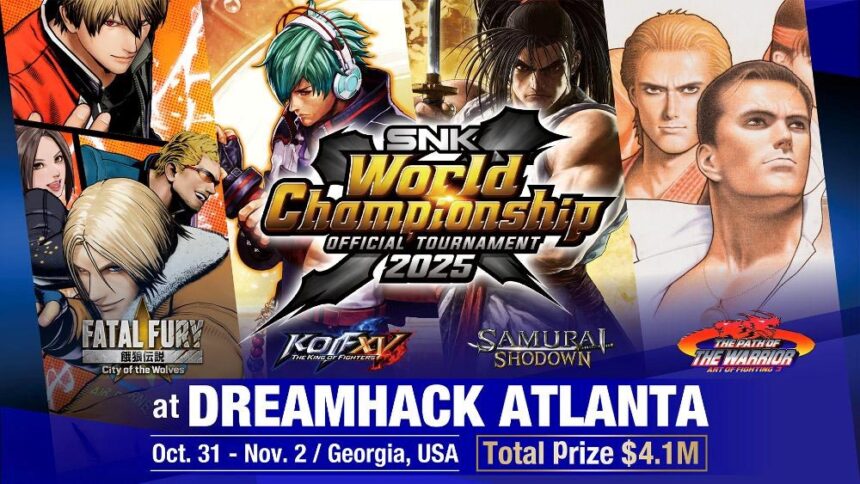 SNK World Championship 2025 inicia el 31 de octubre
