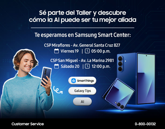 Samsung Perú anuncia experiencia para usuarios del Galaxy Z Fold7