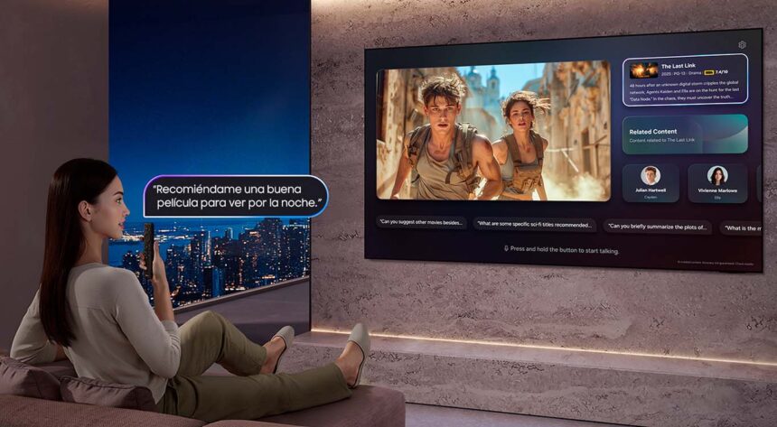 Samsung actualiza la función de Bixby con IA en sus televisores 2025