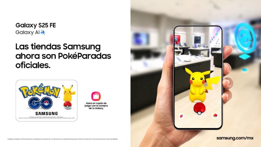 Samsung anuncia una alianza exclusiva con Pokémon GO en México