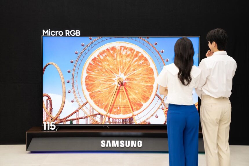 Samsung presenta el primer televisor Micro RGB del mundo