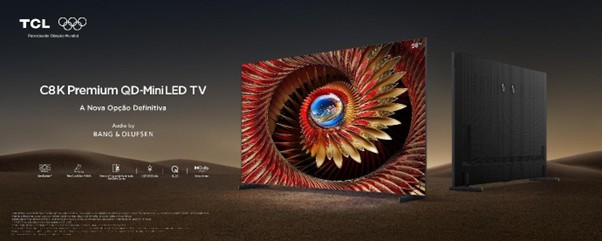 TCL anunció el televisor C8K con diseño ZeroBorder en Colombia