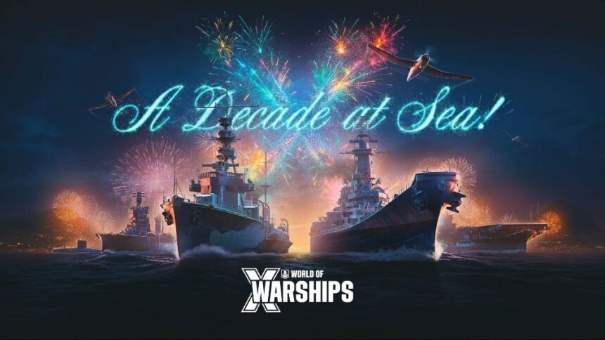 World of Warships llega a su décimo aniversario