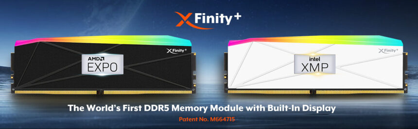 v-color anuncia las nuevas memorias XFinity+ con pantalla OLED
