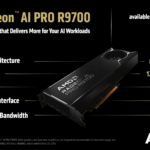 AMD Radeon AI PRO R9700 estará disponible el 27 de octubre