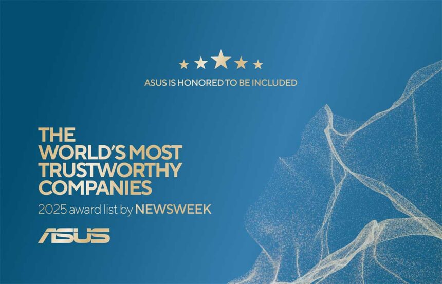 ASUS vuelve a ser una de las empresas más confiables del mundo