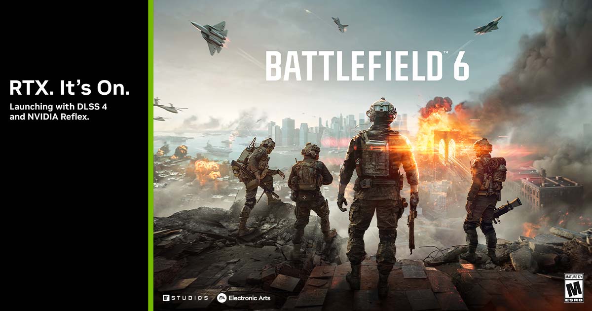 DLSS 4 con Multi Frame Generation llega a Battlefield 6