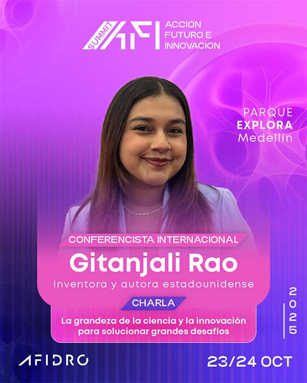 Gitanjali Rao estará presente en el AFI Summit 2025